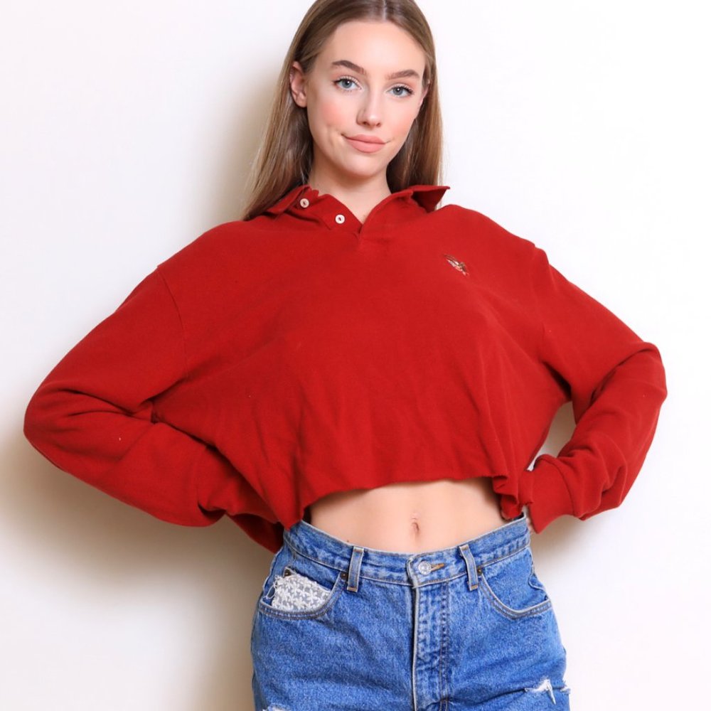 Long Sleeve Crop Top